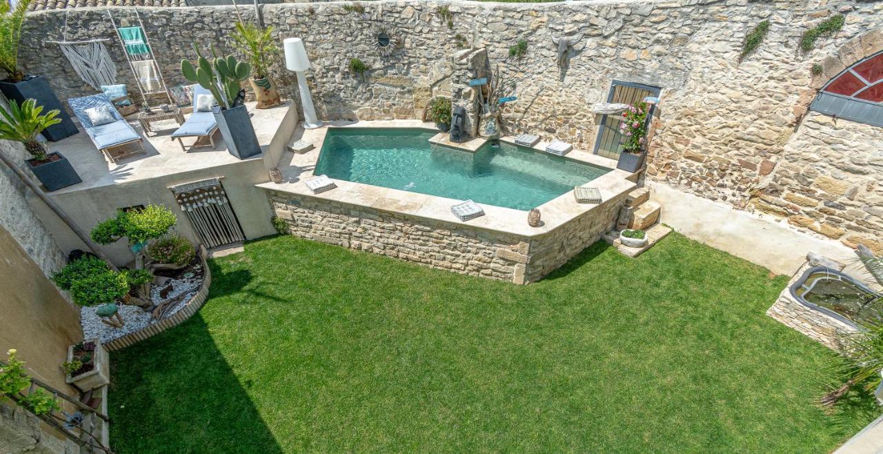 Le Baratier - Demeure De Charme Sauna & Piscine カルヴィッソン エクステリア 写真